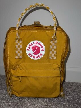 Fjallraven Kånken Mustard Yellow Mini Backpack